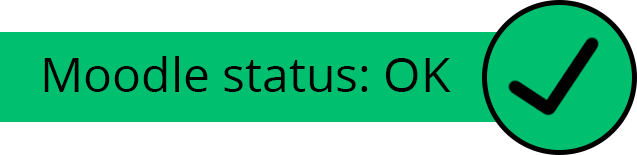 Moodle Status OK.